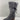 NWOB Journee Collection HARTLY Grey Fabric Pointy Toe Block Heel Fringe Boots 11 - Like New - Ufashion