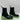 BOTTEGA VENETA Flash Black/Green Leather Chelsea Boots SIZE 37 - Very Good - Ufashion