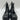 Women’s John Richmond Leather Ankle Hiker Boots Black Size 41.5 - Very Good - Ufashion