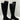 Naturalizer Soul OLGA Black Synthetic Round Toe Side Zip Lug Sole Tall Boots, 6M - Very Good - Ufashion