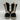 Circus by Sam Edelman BRADLEY White/Black Round Toe Lace Up Lug Sole Booties, 7M - Very Good - Ufashion