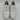 Madden BAXTAIL White Synthetic Round Toe Lace Up Oxfords, Mens Size 9.5 - Very Good - Ufashion