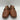 SAKS FIFTH AVENUE Fold Leather Bit Loafers Brown Size 9.5M - Very Good - Ufashion
