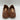 SAKS FIFTH AVENUE Fold Leather Bit Loafers Brown Size 9.5M - Very Good - Ufashion
