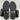 Stuart Weitzman TYLER UltraLift Black Leather Lugsole Pull On Booties, Size 6B - Very Good - Ufashion