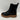 STEVE MADDEN Armond Black Faux Leather Lug-Sole Pull On Chelsea Boots Size 8M - Very Good - Ufashion