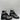 MONCLER Carol Silver Leather Round Toe Lace Up Block Heel Hiking Boots, W’s 35.5 - Very Good - Ufashion