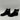 Tommy Hilfiger Rezin 2 Black Faux Leather Logo Side Zip Ankle Boots, Size 8M - Very Good - Ufashion
