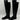 Cole Haan CHASE Black Leather Round Toe Side Zip Knee High Riding Boots, Size 5B - Very Good - Ufashion