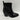 Mix No. 6 EVYLIN Black Embossed Synthetic Square Toe Side Zip Ankle Boots, 8.5M - Very Good - Ufashion