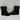 Stuart Weitzman TYLER UltraLift Black Leather Lugsole Pull On Booties, Size 6B - Very Good - Ufashion