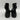 Tommy Hilfiger Rezin 2 Black Faux Leather Logo Side Zip Ankle Boots, Size 8M - Very Good - Ufashion