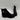 Tommy Hilfiger Rezin 2 Black Faux Leather Logo Side Zip Ankle Boots, Size 8M - Very Good - Ufashion