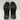JOURNEE COLLECTION Malleah Black Fabric Moc Toe Slip On Block Heel Loafers, 10WD - Very Good - Ufashion