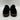 Anne Klein EVERLY Black Fabric Slip On Moc Toe Penny Loafers Women’s Size 7W - Very Good - Ufashion