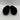 Trotters SAMANTHA Black Faux Suede Square Toe Embellished Ballet Flats, 7.5M - Very Good - Ufashion