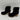 UGG Thebes Black Suede Fur Lined Square Toe Slip On Platform Clogs, Size 6 - Ufashion