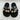 Chaco CHILLOS Rainbow Textile Open Toe Adjustable Slide Sandals, Kids Size 1 - Very Good - Ufashion