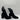 Women’s Stuart Weitzman Siggy Suede Bootie Black Size 6 - Very Good - Ufashion
