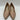 Karl Lagerfeld ROSETTE Beige Leather Pointy Toe Slip On High Heels Women’s 5.5 M - Very Good - Ufashion