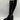 3.1 Phillip Lim ALEXA Black Leather Square Toe Side Zip Knee High Boots, Size 36 - Very Good - Ufashion