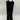 Aquatalia Black Suede/Fabric Round Toe Side Zip Block Heel Calf Boots, Size 5.5M - Very Good - Ufashion
