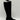 Aquatalia Black Suede/Fabric Round Toe Side Zip Block Heel Calf Boots, Size 5.5M - Very Good - Ufashion