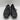 Zanzara Men's Leather Lace Up Sneakers Whitley Black Size 8.5 - Very Good - Ufashion