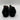 Women’s Cole Haan Viola Suede Tie Detail Skimmer Flats Black Size 9B - Very Good - Ufashion