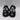 Women's Staud Betty Rhinestone Sandals Black Size 35.5 - Very Good - Ufashion