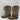 Durango Crush Flag Accessory Brown Leather Snip Toe Western Boots Women’s 8.5 M - Very Good - Ufashion