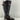 Naturalizer JUNE Black Leather Side Zip Buckle Knee High Boots Women's Size 6 M - Very Good - Ufashion