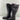 Naturalizer JUNE Black Leather Side Zip Buckle Knee High Boots Women's Size 6 M - Very Good - Ufashion