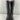 Naturalizer JUNE Black Leather Side Zip Buckle Knee High Boots Women's Size 6 M - Very Good - Ufashion