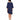NWT Susana Monaco Cecelie Deep Sea Ruffle Edge Half Sleeve Dress Women’s Size S - Ufashion