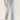 Cleo + Wolf Light Wash High Rise Patchwork Distressed Straight Jeans Size 34 - Very Good - Ufashion