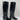 3.1 PHILLIP LIM “Tess” Black Croc-Embossed Square Toe Zip Up Leather Boots, 35.5 - Very Good - Ufashion