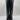 3.1 PHILLIP LIM “Tess” Black Croc-Embossed Square Toe Zip Up Leather Boots, 35.5 - Very Good - Ufashion
