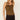 NWOT SHYANNE WOMEN'S CROCHET LACE FAUX SUEDE CAMI TOP Brown Size M - Ufashion
