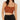 NWOT Shyanne Women's Mesh Embroidered Bandeau Tank Top Pecan Size XS - Ufashion