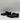 Men’s Magnanni Leather Moc Toe Bluchers Loafers Black Size 41 - Very Good - Ufashion