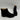 Lucky Brand PATTRIK Black Leather Round Toe Side Zip Block Heel Booties, 8.5M - Very Good - Ufashion