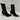 Adrienne Vittadini PELHAM Black Leather Pointed Cap Toe Side Zip Booties Size 7M - Very Good - Ufashion