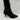 Adrienne Vittadini PELHAM Black Leather Pointed Cap Toe Side Zip Booties Size 7M - Very Good - Ufashion