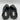 Saks Fifth Avenue Women's Leather Mule Driver Shoes Black Size 7B - Very Good - Ufashion