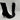 Adrienne Vittadini PELHAM Black Leather Pointed Cap Toe Side Zip Booties Size 7M - Very Good - Ufashion