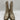 Mix No. 6 Brycen Festival Women  Cowboy Boots Muted Gold Metallic Size 9 M - Very Good - Ufashion