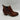 Comfortiva BAILEY Brown Leather Round Toe Block Heel Pull On Boots, Size 6.5M - Very Good - Ufashion