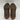 Comfortiva BAILEY Brown Leather Round Toe Block Heel Pull On Boots, Size 6.5M - Very Good - Ufashion