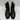 Naturalizer RONAN Black Leather Round Toe Side Zip Buckled Ankle Boots, Size 7W - Very Good - Ufashion